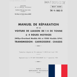 TM 9-1803B French