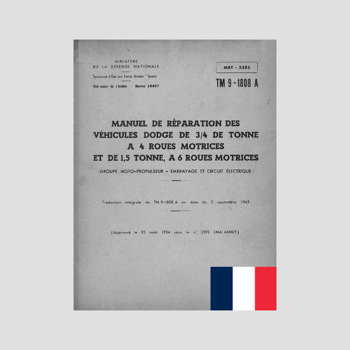 TM 9-1808A French