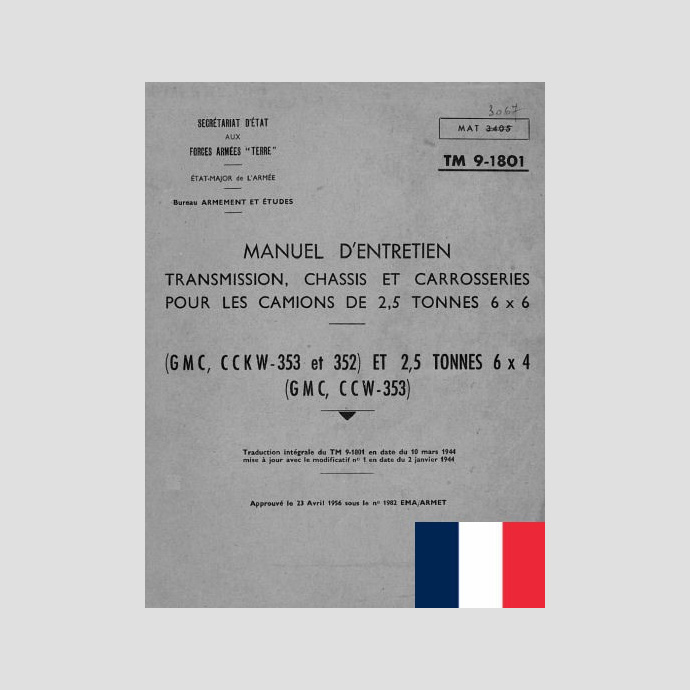TM 9-1801 French