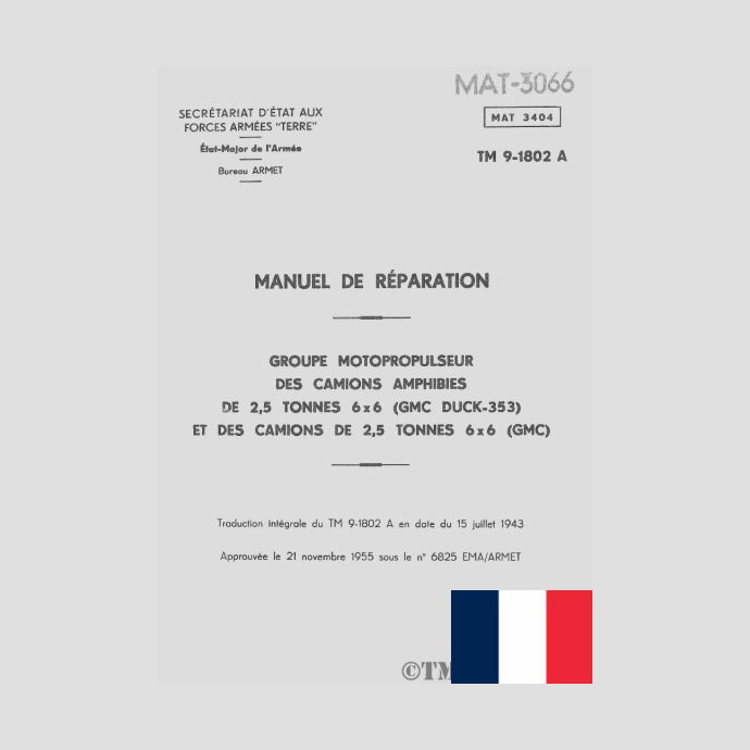 TM 9-1802A French