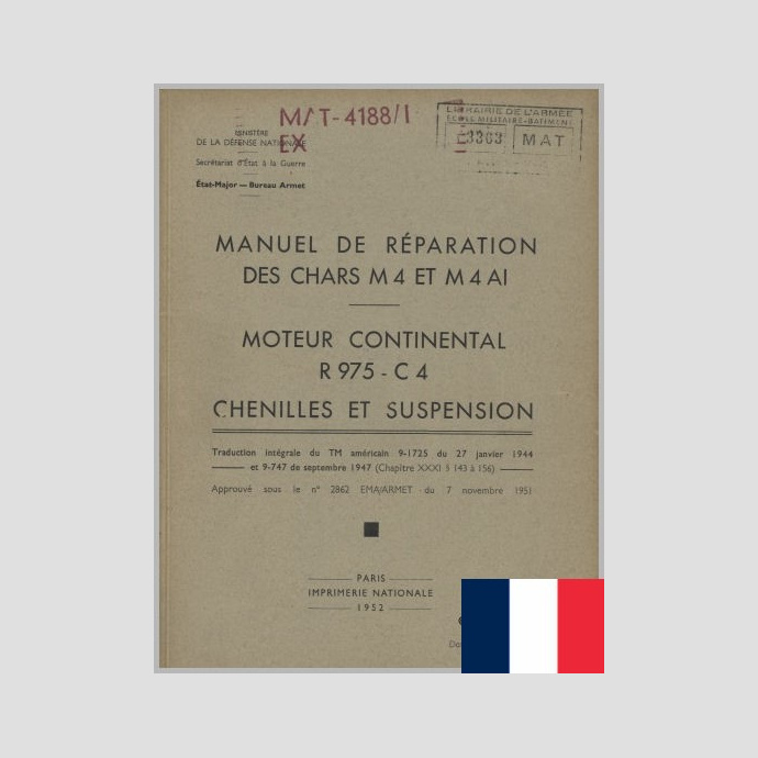 MAT4188/1 * MAT3363 * TM 9-1725 French
