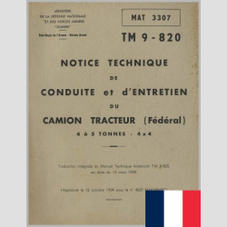 TM 9-820 French * MAT3307