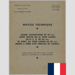 MAT6231 * TM 9-252 French