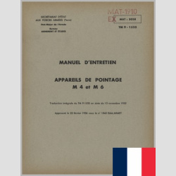 TM 9-1535 French * MAT1910 * MAT5038