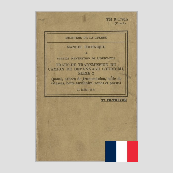 TM 9-1795A French * MAT3396