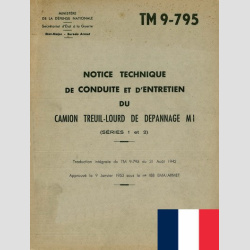 TM 9-795 French * MAT2822 ex MAT3289