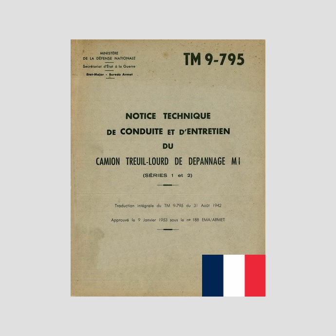 TM 9-795 French * MAT2822 ex MAT3289