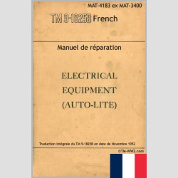 TM 9-1825B french * MAT4183 * MAT3400