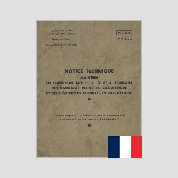 MAT3348 * TM 9-1870-2 French