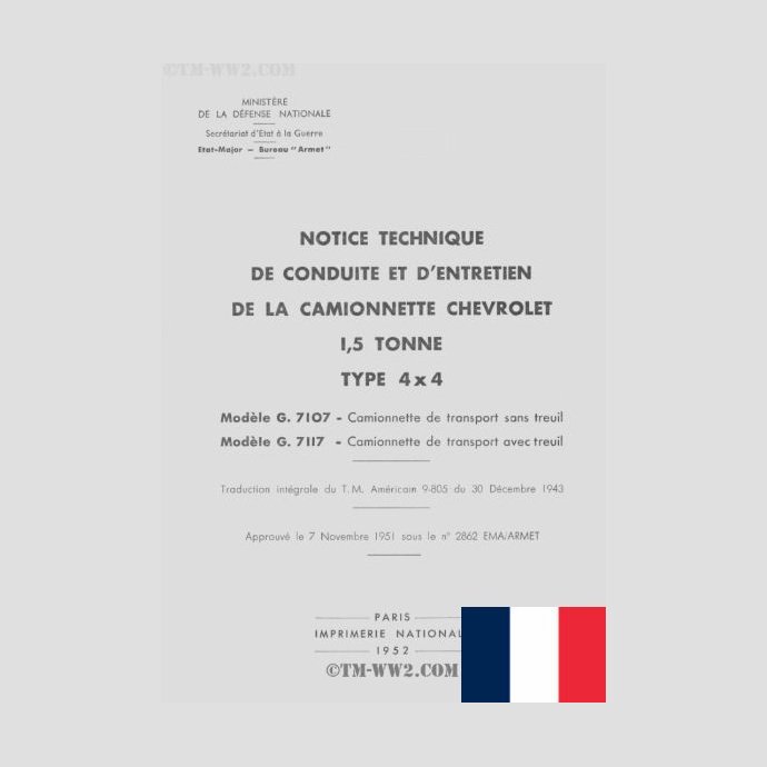 TM 9-805 French